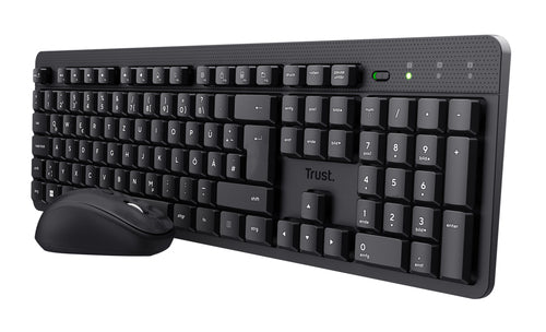 Trust TKM-360 keyboard Mouse included Office RF Wireless QWERTY UK English Black Trust TKM-360 keyboard Mouse included Office RF Wireless QWERTY UK English Black